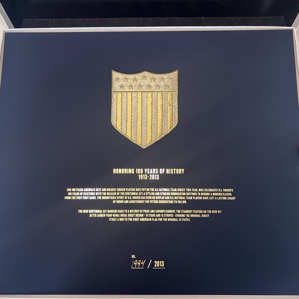 NIKE Limited Edition Team USA Centennial Soccer Jersey - Picture 5 of 12